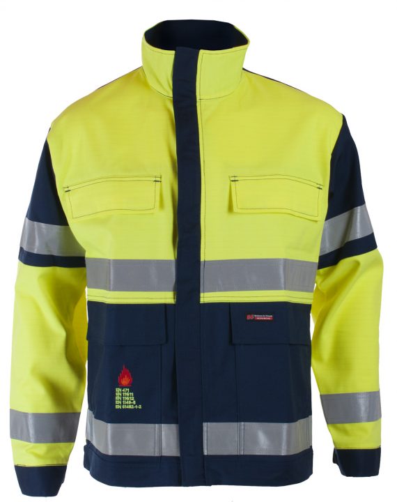 JAKKE FLUOR FLAMMEHEMMENDE