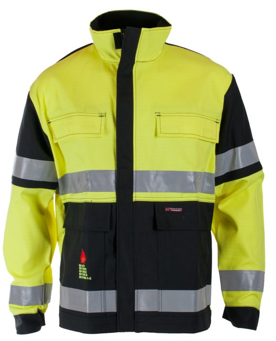 JAKKE FLUOR FLAMMEHEMMENDE